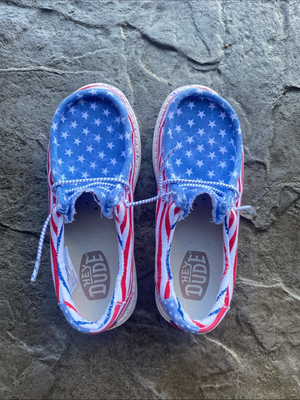 Hey Dude Patriotic Kids Slip-On Shoes